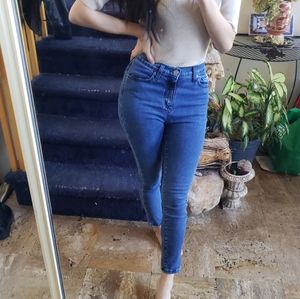YOGA jeans high rise cropped ankle